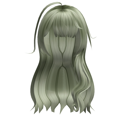 Ivory Iced Green Wispy Fairy Hair 