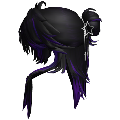 Purple Messy Gothic Wolfcut