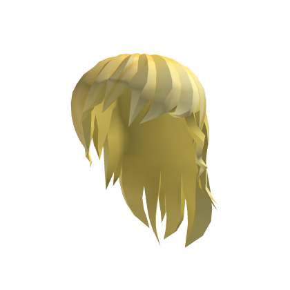 Golden Anime Girl Hair Roblox item