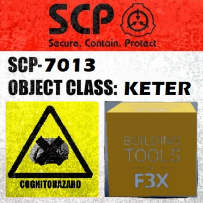 ######## Cursed F3X Keter Class Sign Roblox decal