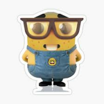 The goofy nerd minions