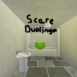 Scare Duolingo In The Bathroom!