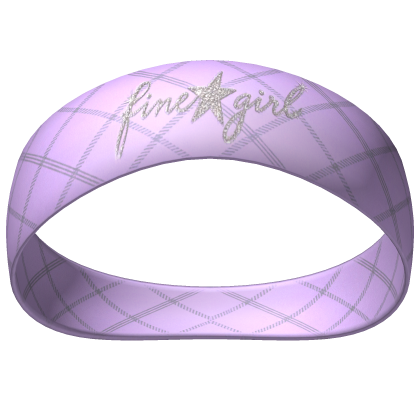 𝓓 | so 2000s purple headband Roblox item