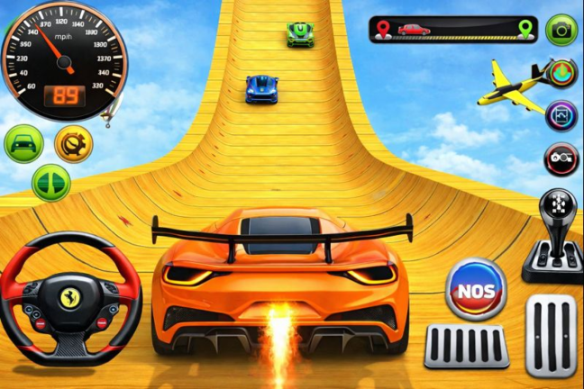 Ramp Jumping with Nitro Cars screenshot 1