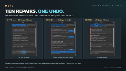 Mend - Script & UI Setup Repair preview 3