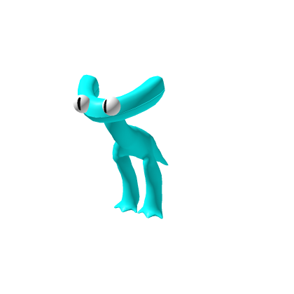 Rainbow Friends Cyan NPC