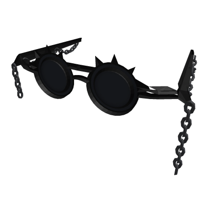 Spiked Gothic Chain Glasses
