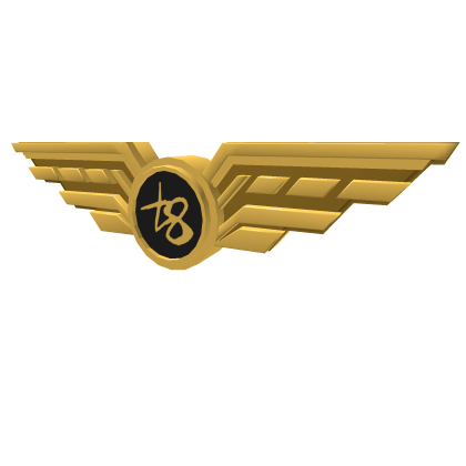 Gold Pilot Wings - Tate McRae