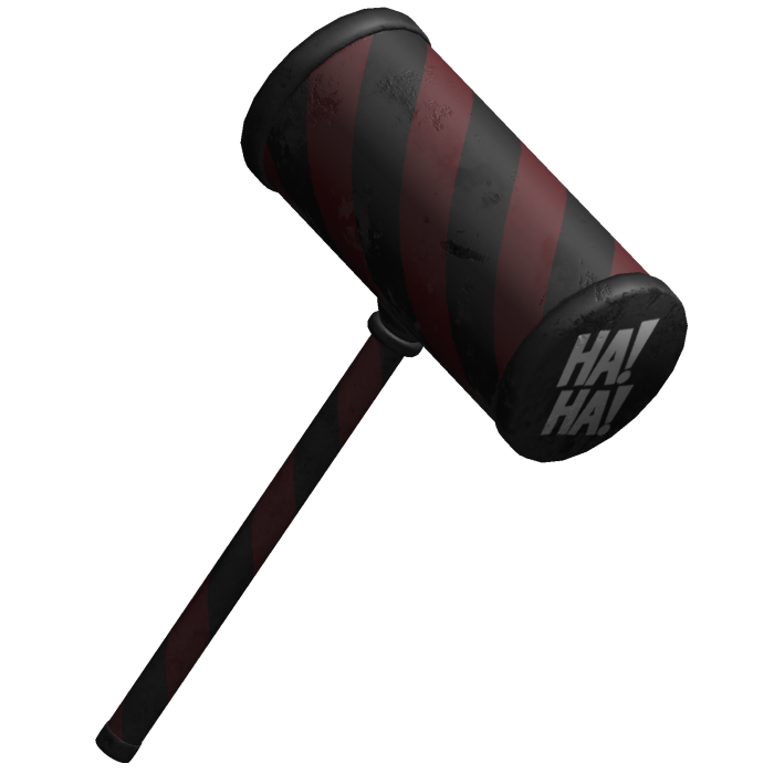 👺 vkei emo horror striped toy hammer 👺