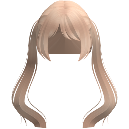 Cute Long Blonde Hime Twintails Roblox item