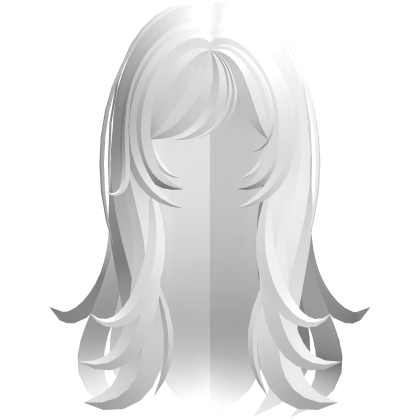 cute messy moe overgrown layers white Roblox item