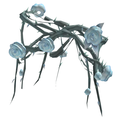 Frozen Fantasy Thorn Vines With Blue Roses [L] | Roblox Item