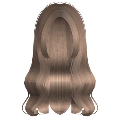 Milk Tea Long Wavy Celebrity Hair