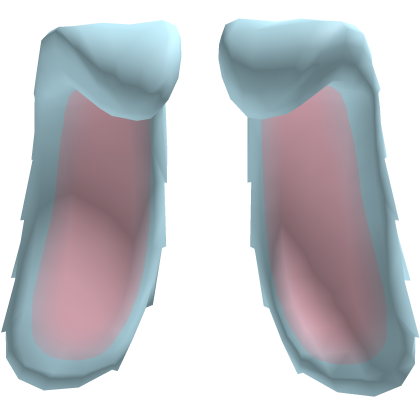 Pastel Blue Floppy Bunny Ears Roblox item