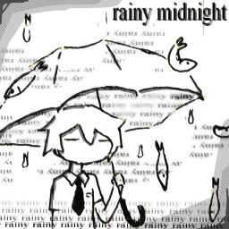 rainy midnight icon