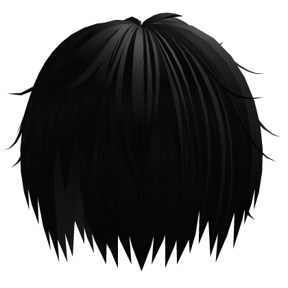 black spiky emo punk scene messy boy hair