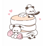 Kawaii Princess Pandas
