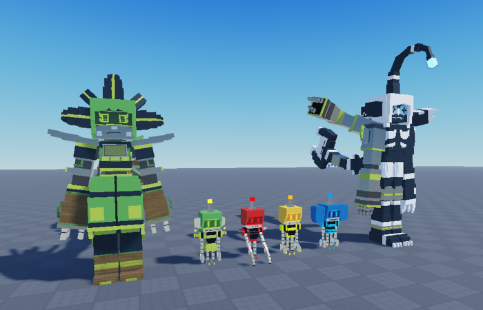 Robot Characters Asset Pack preview 1