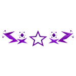 Purple Star Tiara