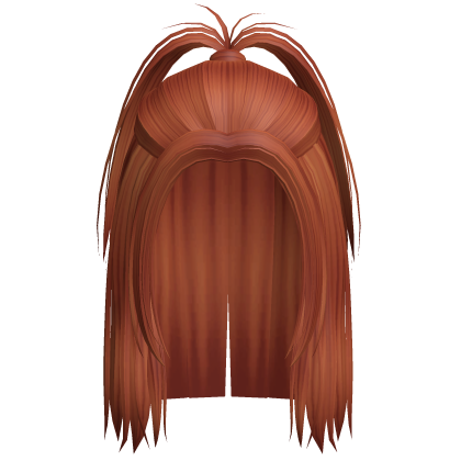 Y2K High Half Up Ponytail (Ginger) Roblox item