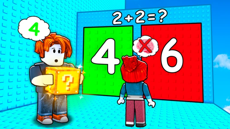 Lucky Math Tower 🧠
