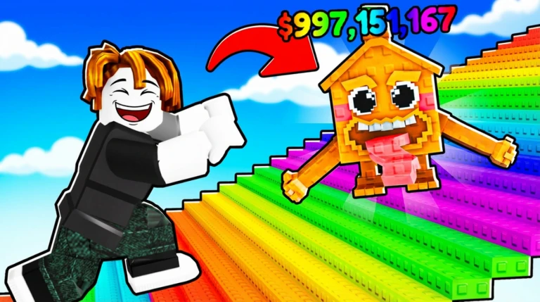 [⚡] Climb Staircase For Brainrots!