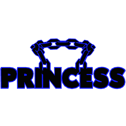 Cartoony Blue Princess Chain Roblox item