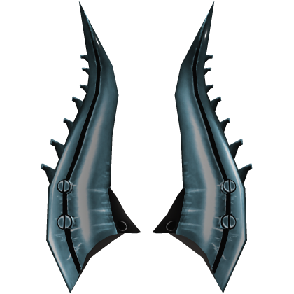 Faded Blue Horns of Pwnage Recolor (Addon) Roblox item