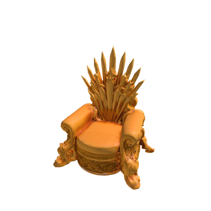 Gothic Throne of Gold: Gilded Reign PBR