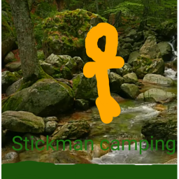 Stickman camping