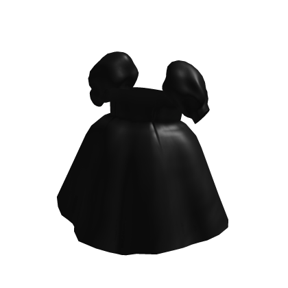 Puffy Doll Dress - Black