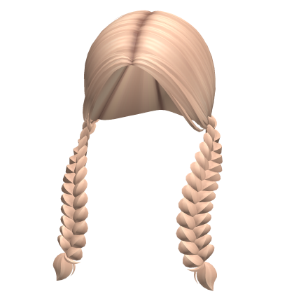 Preppy Low Private School Braids in Blonde Roblox item