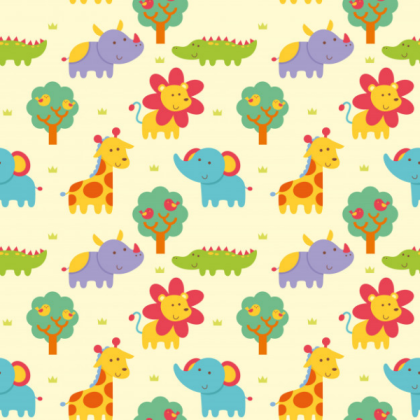 Animal cartoon pattern Roblox decal