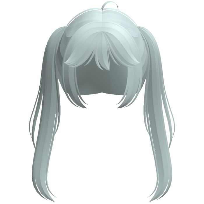 teal kawaii popstar anime pigtails