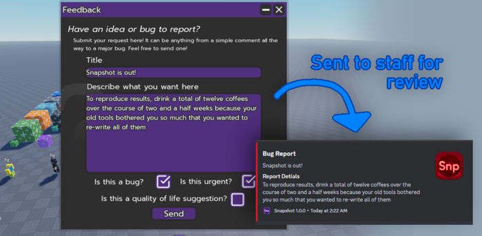 Snapshot: Camera Tools preview 2