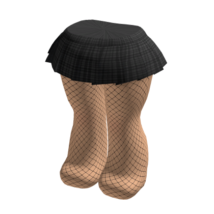 Chibi Doll Skirt + Fishnet