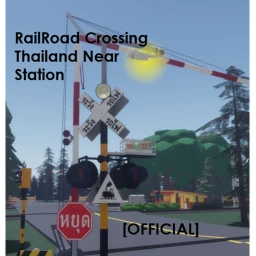Thailand RailRoad Crossing Near Station [NEW CARS] icon