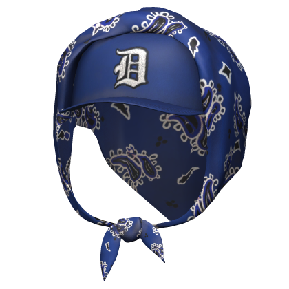 Blue Bandana Detroit Tigers Flap Cap Roblox item