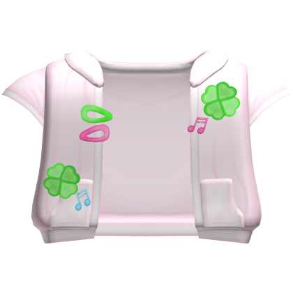 ♡ kawaii clovers pink tracksuit jacket 