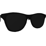 A simple black glasses :)