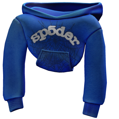 [1.0] Blue Sp5der Shoulder Hoodie
