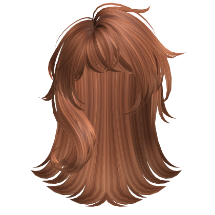 Emo Messy Hair (Ginger) Roblox item