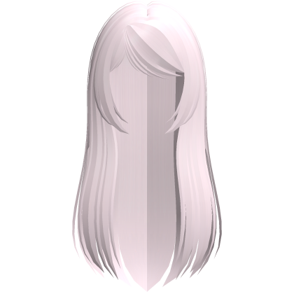 cute anime long straight hair in pink Roblox item
