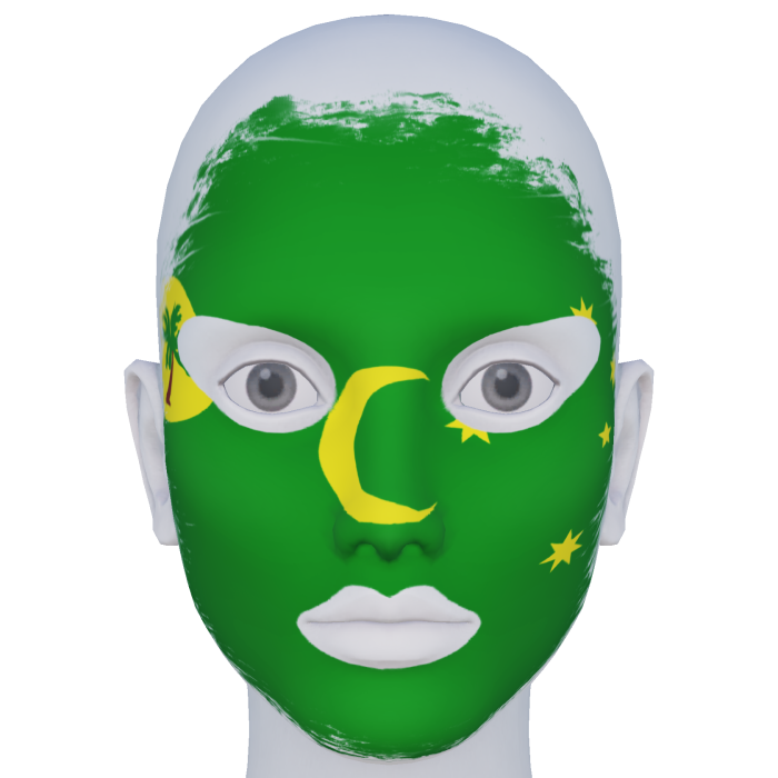 Cocos Islands Facepaint