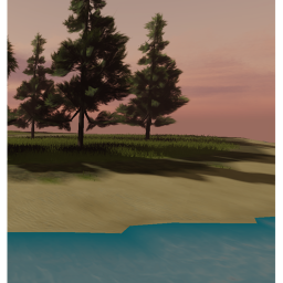 River With Walkway