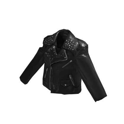 Midnight Rebel Studded Leather Jacket [PBR]