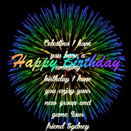 Happy Birthday