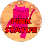 Pink statue