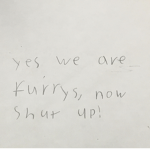 The Furrys hang out-