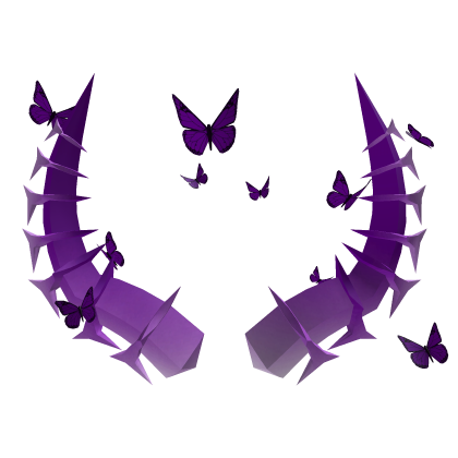 👾 Violet Butterfly Horns 👾